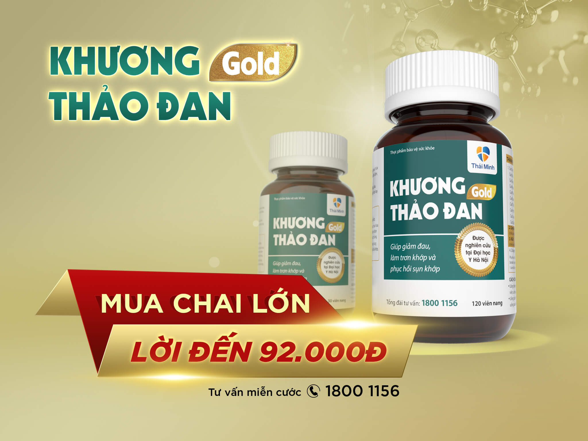 Viên xương khớp Khương Thảo Đan - Giải pháp toàn diện cho người bệnh Khớp!